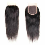 DM Brazilian Hair 4x4 Lace Closure Straight Natural Colour