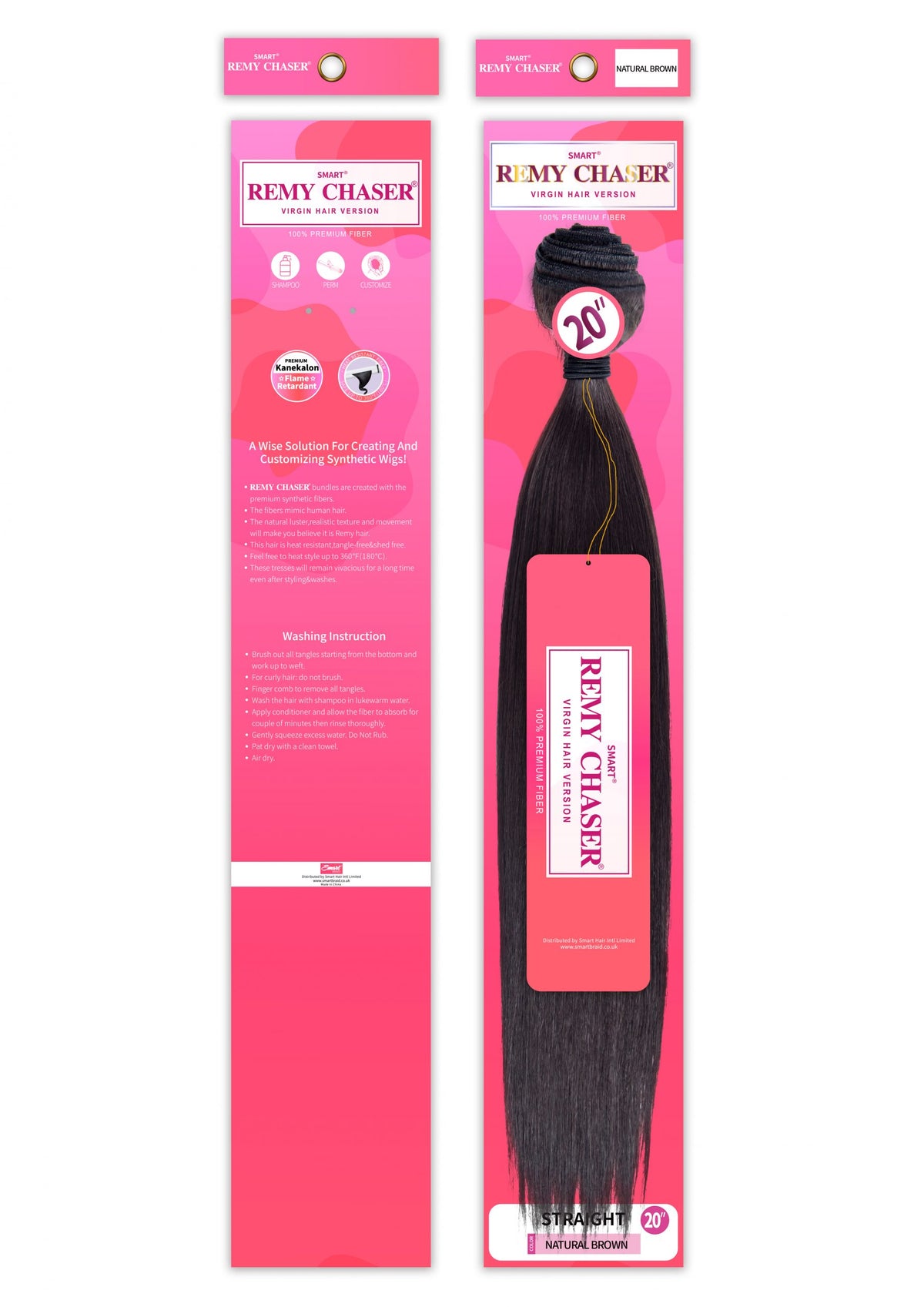 Smart Remy Chaser Premium Virgin Yaki Straight 20"