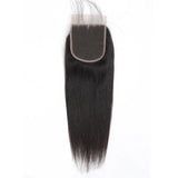 DM Brazilian Hair 4x4 Lace Closure Straight Natural Colour