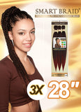 Smart Braid 3 Pack Pre-Stretched 28" 10 Colours Available