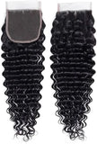 DM Brazilian Hair 4x4 Lace Closure Deep Wave Natural Colour