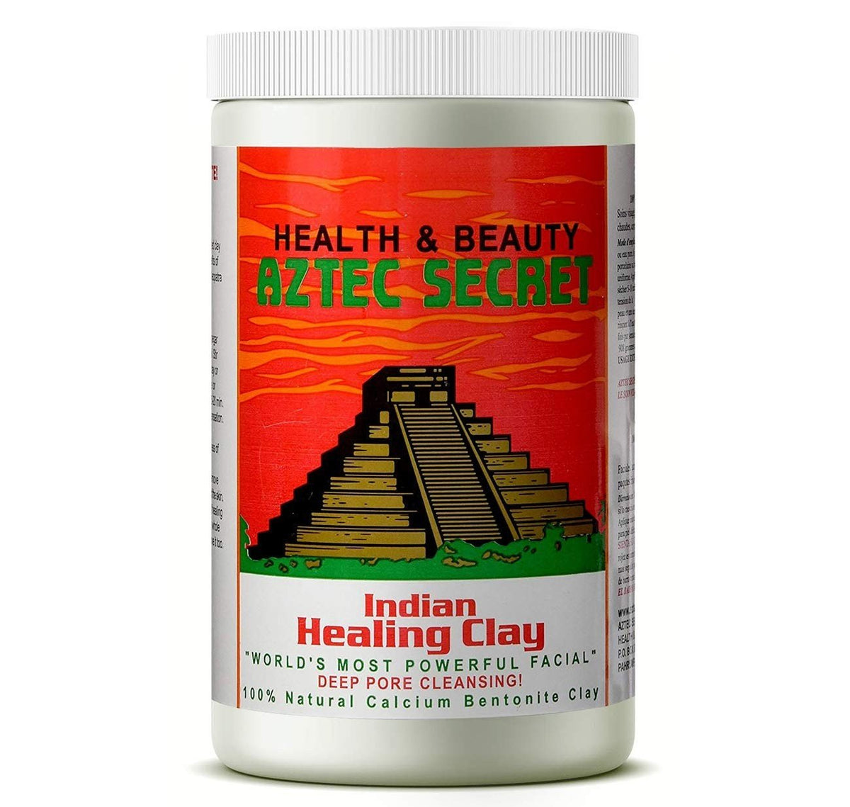 Aztec Secret Indian Healing Clay - Original Jar 2lb | BeautyFlex UK