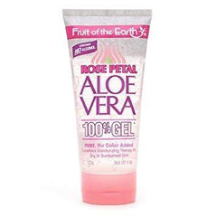 Fruit Of The Earth Aloe Vera - Rose Petal Gel Tube 170g | BeautyFlex UK