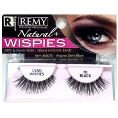 Response Remy Premium Virgin Hair Natural Wispies 70 BLACK