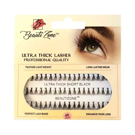 Ultra Thick Individual Eyelashes Cluster Lashes By Beautizone - SHORT 8MM | BeautyFlex UK