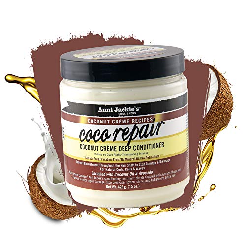 Aunt Jackie's Coconut Creme Recipes Coco Repair Deep Conditioner 15oz | BeautyFlex UK