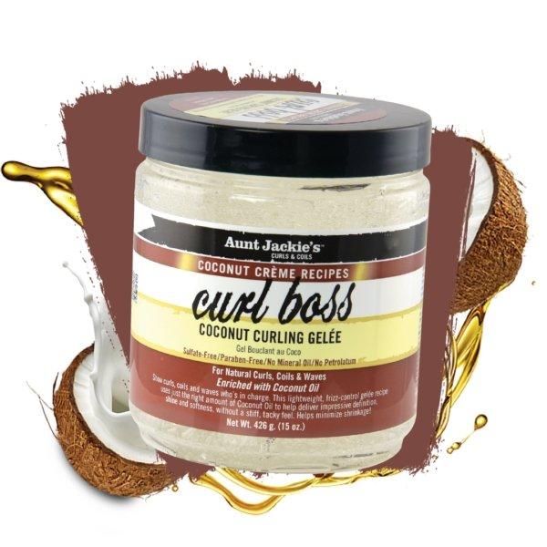 Aunt Jackie’s Curl Boss Coconut Curling Gelée 426g / 15oz | BeautyFlex UK