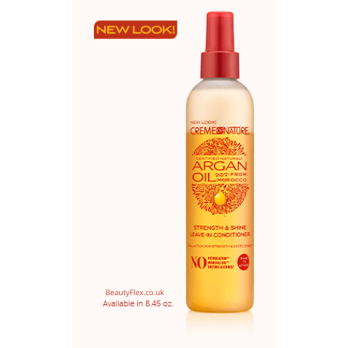 Creme of Nature Argan Oil Strength and Shine Leave-in Conditioner 250g | BeautyFlex UK