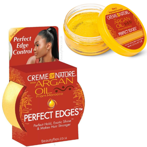 Creme of Nature Argan Oil Extra Hold Edge Control Gel 63.7g | BeautyFlex UK