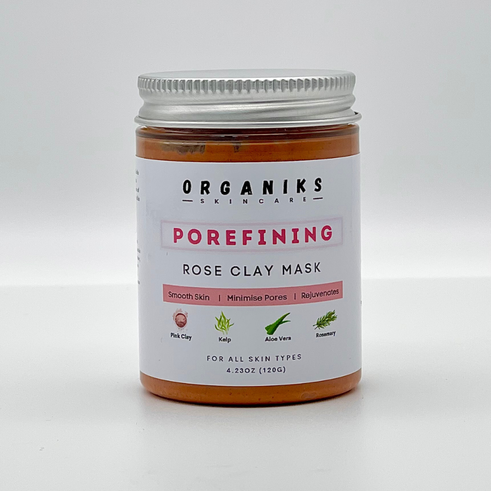 Organiks Porefining Pink Clay Mask 120g | BeautyFlex UK