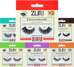 Zuri Eyelashes Faux-Mink Lashes - Beauty Flex UK