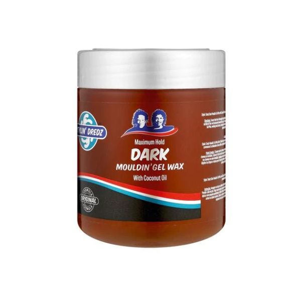 Stylin Dredz Mouldin Gel Wax Dark 500ml