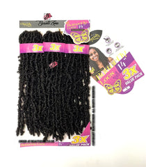 Cherish Bulk I Butterfly Locs l Crochet Hair 3 x Value Pack - 14" Inches