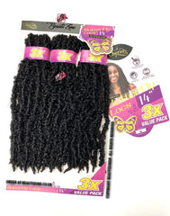 Cherish Bulk I Butterfly Locs l Crochet Hair 3 x Value Pack - 14" Inches