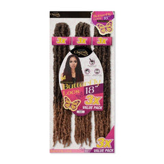 Cherish Butterfly Locs Crochet Hair 18” 3x Value Pack