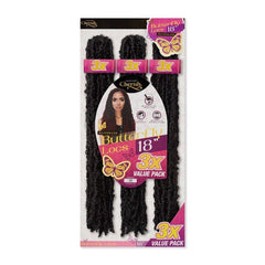 Cherish Butterfly Locs Crochet Hair 18” 3x Value Pack