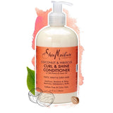 Shea Moisture Coconut and Hibiscus Curl and Shine Conditioner 384ml | BeautyFlex UK