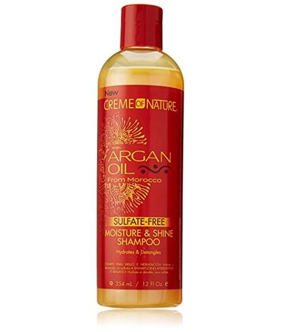 Creme of Nature Argan Oil Sulfate-Free Moisture and Shine Shampoo 354g | BeautyFlex UK