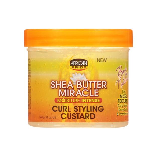 African Pride Shea Miracle Curl Styling Custard 340g | BeautyFlex UK