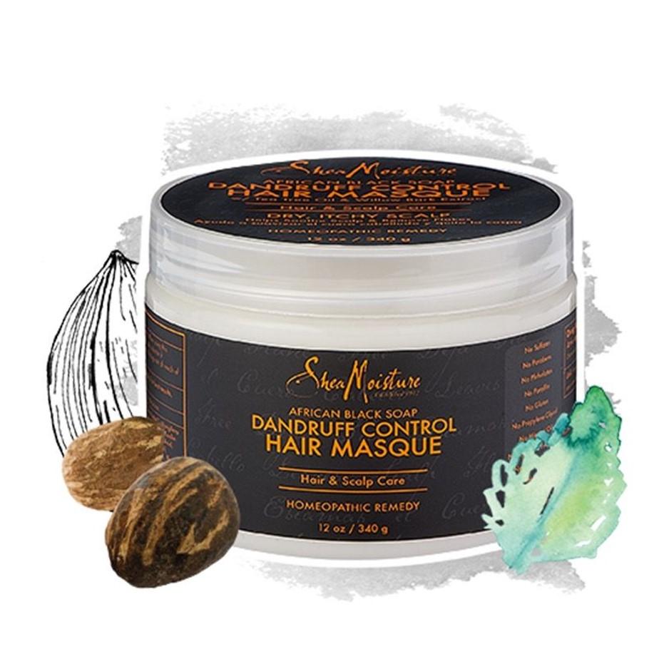 Shea Moisture African Black Soap Dandruff Control Hair Masque 340g | BeautyFlex UK