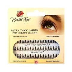 Ultra Thick Individual Eyelashes Cluster Lashes By Beautizone - MEDIUM 10MM | BeautyFlex UK