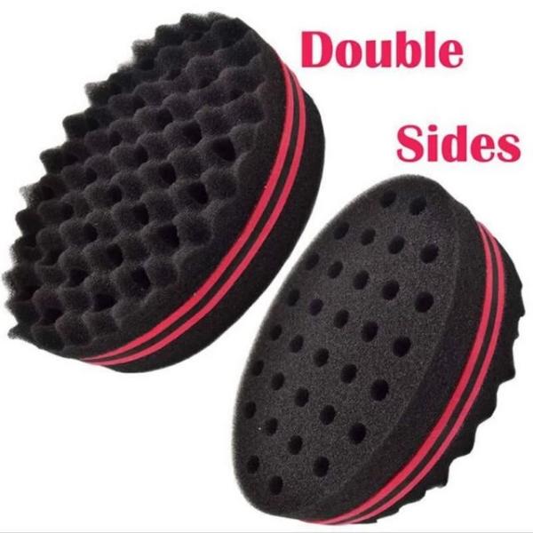 Afro Twist and Lock Sponge Double Sided Medium Size | BeautyFlex UK