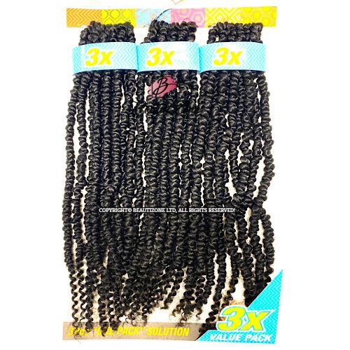 Cherish Bulk l Passion Twist l Locs l Pre Looped l Crochet Hair l 3x Value Pack l 14" Lengths