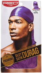 Red By Kiss Silky Satin Durag Extra Long Tail - Purple | BeautyFlex UK