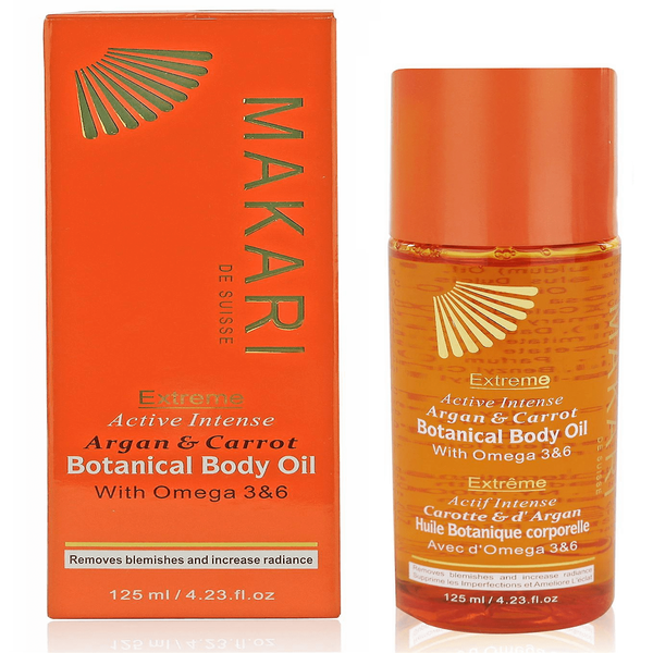 Makari Extreme Argan & Carrot Botanical Body Oil 125ml | BeautyFlex UK